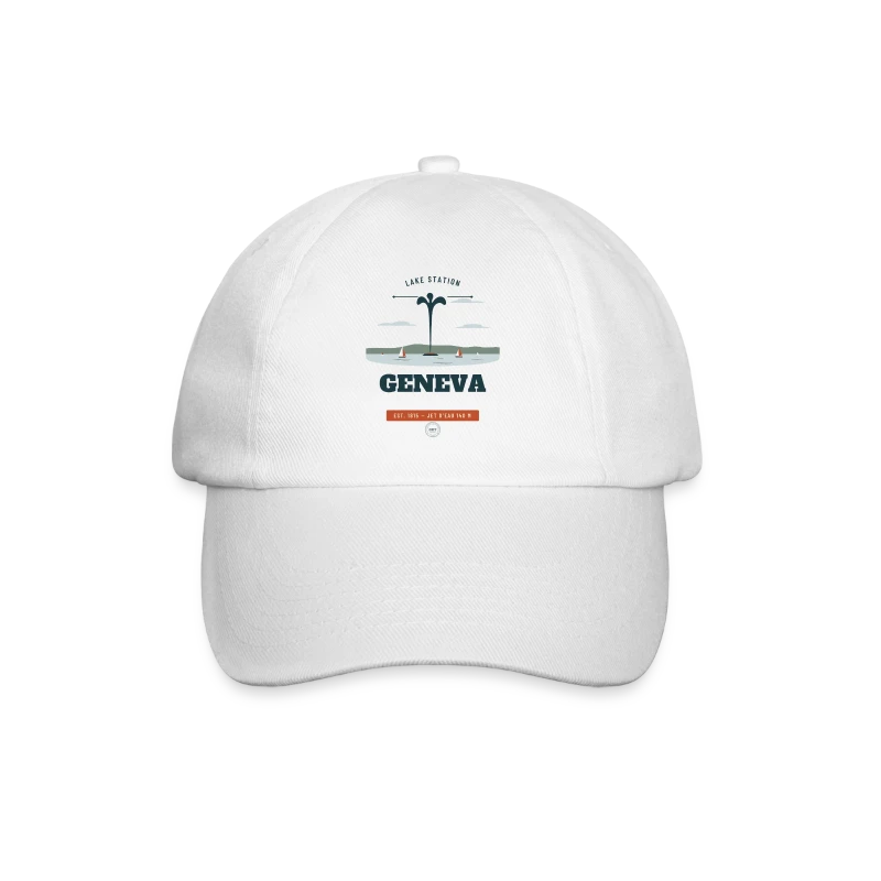 Geneva badge on a baseball cap