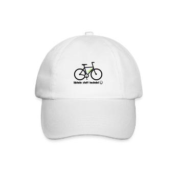 E-Bike Pedelec Funny Gift Bike eMTB Bike - Baseball Cap - white/white - Front
