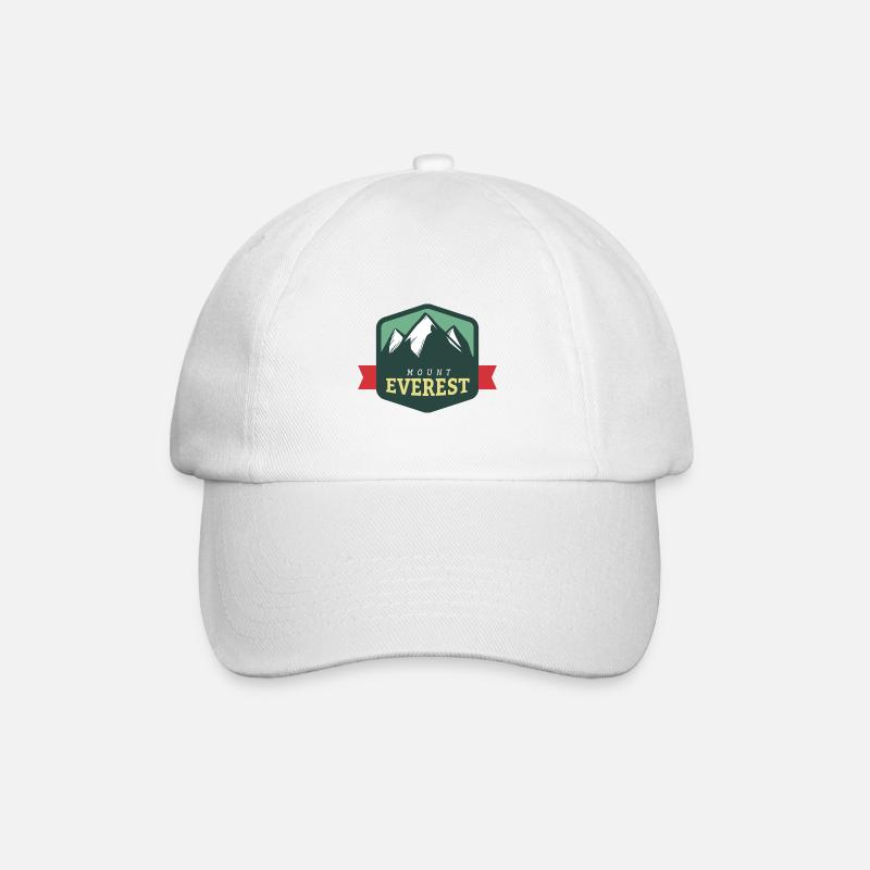 Mount Everest - Baseball Cap - white/white