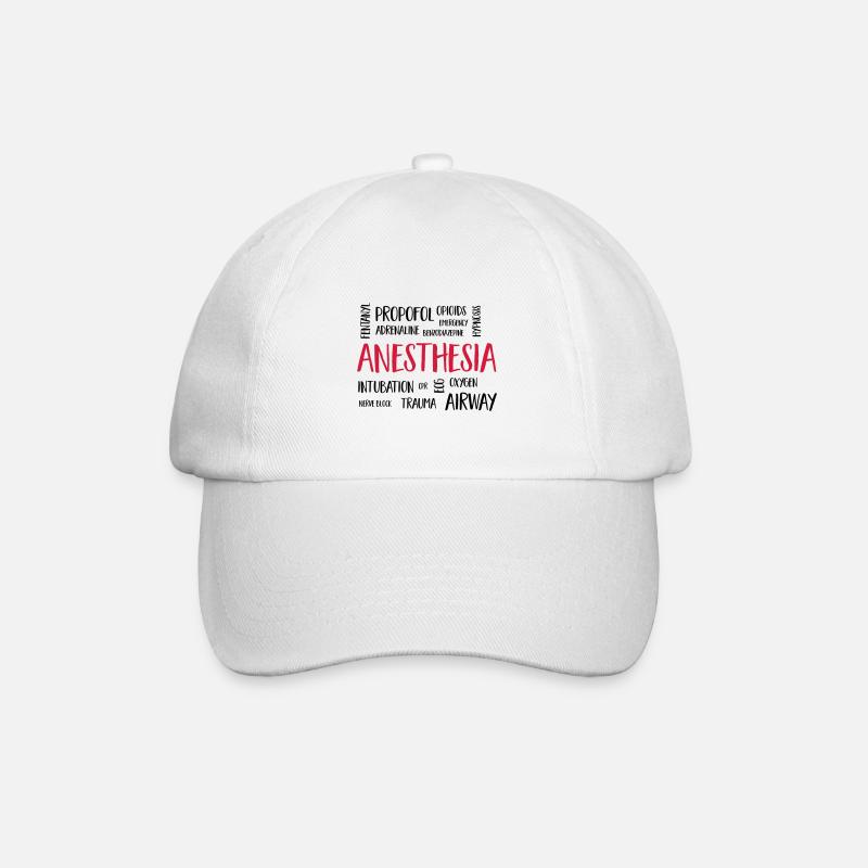 anesthesiacluster - Baseballkappe - Weiß/Weiß