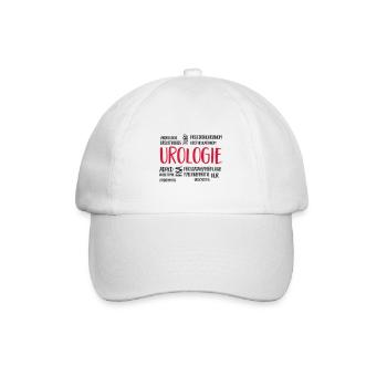 urologiecloud - Baseballkappe - Weiß/Weiß - Vorne