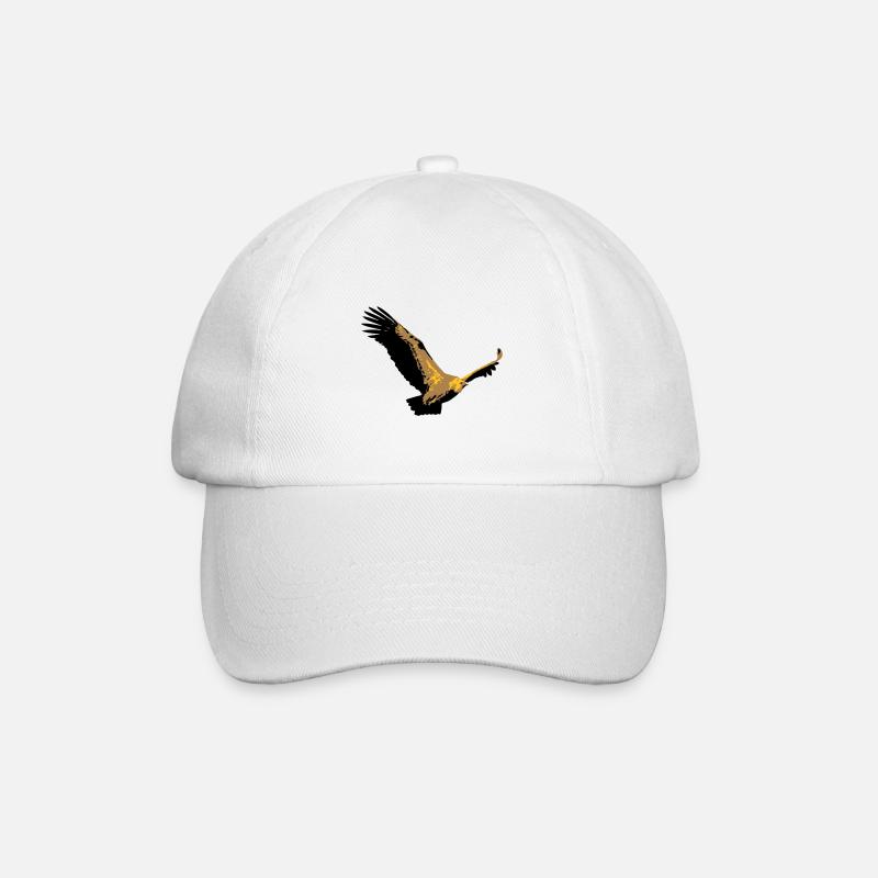 Geier - Baseballkappe - Weiß/Weiß