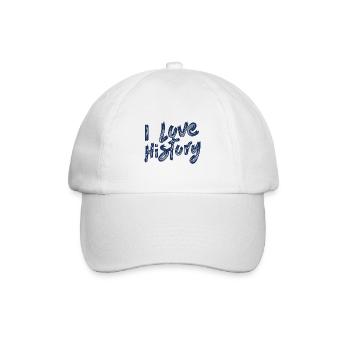 J’aime l’histoire historienne historienne - Casquette classique - blanc/blanc - Devant