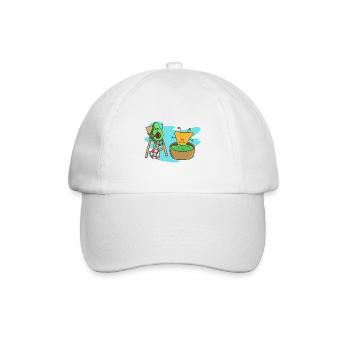 Vegan Vegetarian Avocado Sauce Dip I Gift - Baseball Cap - white/white - Front
