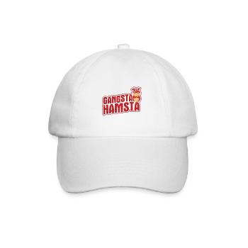 Nagetier Hamster - Baseballkappe - Weiß/Weiß - Vorne