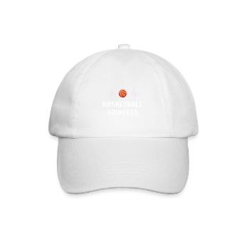 Basketball Spieler Basketballer Sprüche Geschenk - Baseballkappe - Weiß/Weiß - Vorne