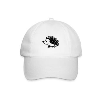 Igel - Baseballkappe - Weiß/Weiß - Vorne