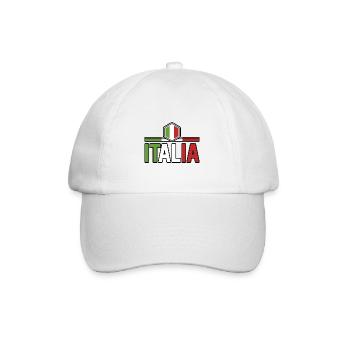 Italia Italian Italian Italy - Baseball Cap - white/white - Front