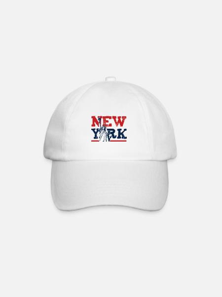 La ville de New York - Casquette classique - blanc/blanc