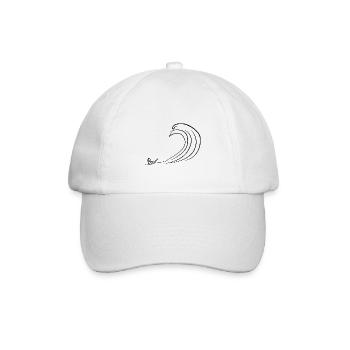 Surfeur vague - Casquette classique - blanc/blanc - Devant