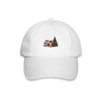 Weihnachten Santa Claus Merry Christmas - Baseball Cap - white/white - Front