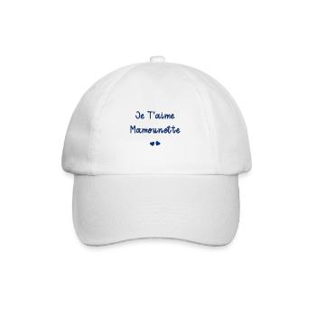 je t'aime Mamounette - Casquette classique - blanc/blanc - Devant