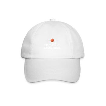 Basketball Spieler Basketballer Sprüche Geschenk - Baseballkappe - Weiß/Weiß - Vorne