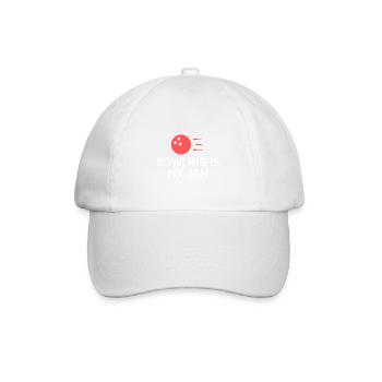 Bowling Dictons Bowling Bowler Skittles Cadeau - Casquette classique - blanc/blanc - Devant