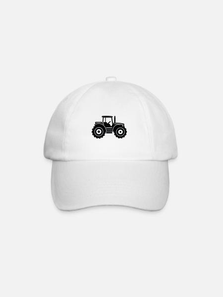tracteur - Casquette classique - blanc/blanc
