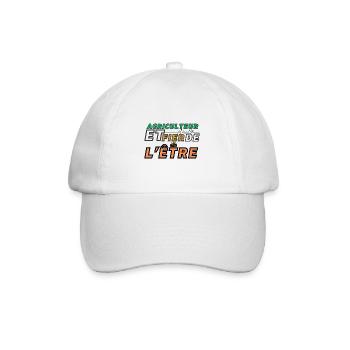 Agriculteur Et Fier De l'Etre - Casquette classique - blanc/blanc - Devant