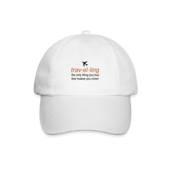 reisen - Baseballkappe - Weiß/Weiß - Vorne