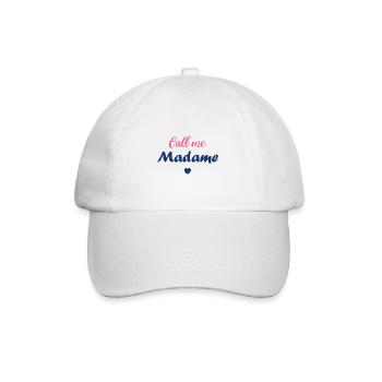 call me madame - Casquette classique - blanc/blanc - Devant