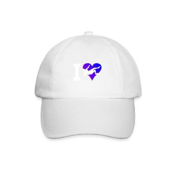 Kletterer Bouldering Climber Bouldern Boulder - Baseball Cap - white/white - Front