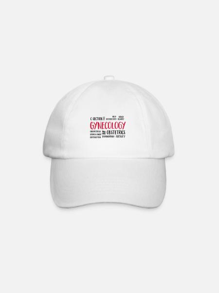 gyncloudeng - Baseballkappe - Weiß/Weiß