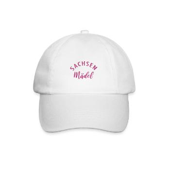 Sachsenmädel Sachsen Frauen - Baseballkappe - Weiß/Weiß - Vorne