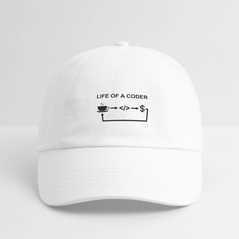 Life Of A Coder Software Developer Programmer Nerd Baseballkappe