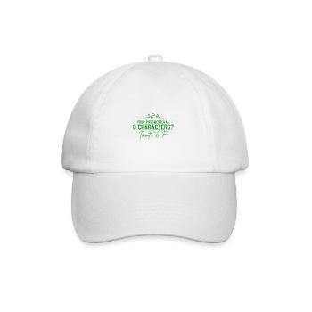 Network Security Specialist Gift - Baseball Cap - white/white - Front