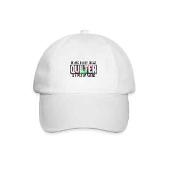 Quilten von Tagesdecken - Baseballkappe - Weiß/Weiß - Vorne