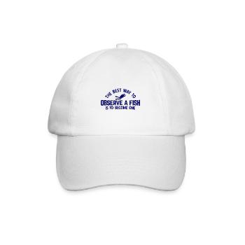 Apnoetaucher Freitaucher Taucher - Baseballkappe - Weiß/Weiß - Vorne