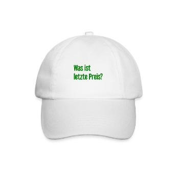 Quel est le dernier prix ? - Casquette classique - blanc/blanc - Devant