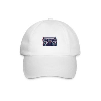 Enregistreur de cassettes - Casquette classique - blanc/blanc - Devant