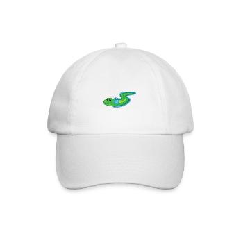 Dessin animé anguille - Casquette classique - blanc/blanc - Devant