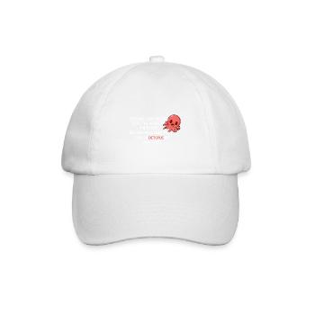 Visage de poulpe drôle de cadeau amical et drôle - Casquette classique - blanc/blanc - Devant