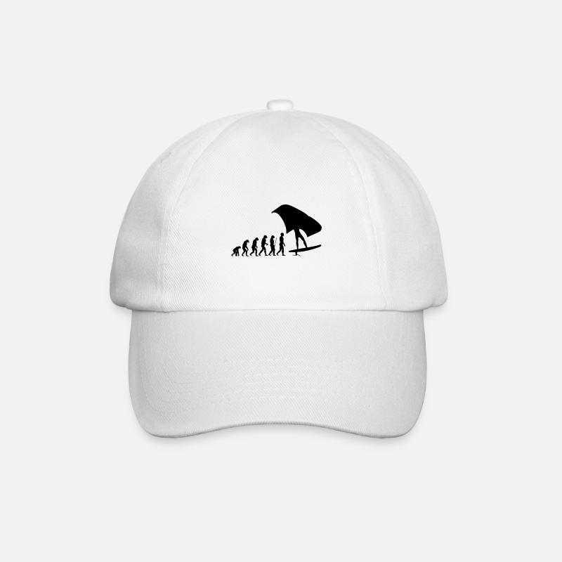 Wingfoil Evolution Wingsurfer - Casquette classique - blanc/blanc