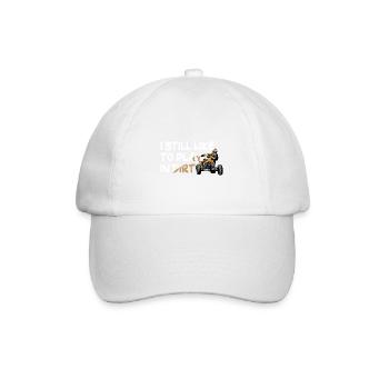 Gerne spielen Hobbyist Gift - Baseballkappe - Weiß/Weiß - Vorne