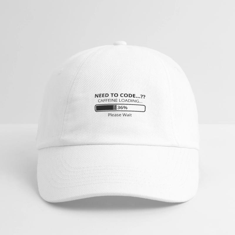 Need To Code Caffeine Loading Please Wait Develope Baseballkappe