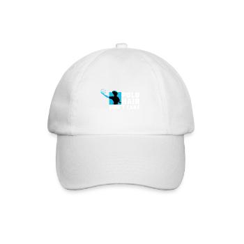 Polo Haar Schwimmer Geschenk - Baseballkappe - Weiß/Weiß - Vorne