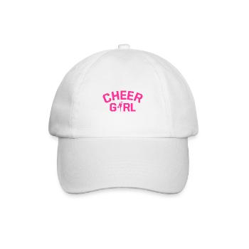 Cheer Girl Cheerleading Cheerleader Cheerdance Gym - Baseballkappe - Weiß/Weiß - Vorne