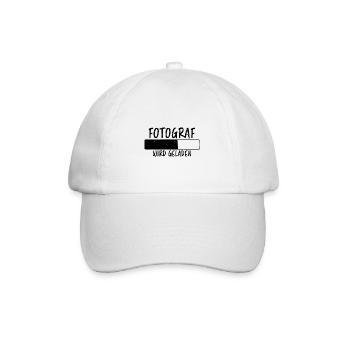 Fotograf Spruch Foto Lustiges Fotograf Geschenk - Baseballkappe - Weiß/Weiß - Vorne