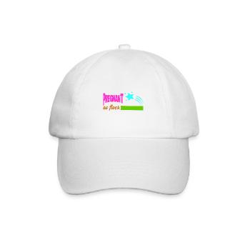 Mère Enceinte Bébé Nourrisson T-shirt Maman - Casquette classique - blanc/blanc - Devant