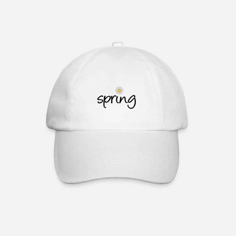 Spring - Baseballkappe - Weiß/Weiß