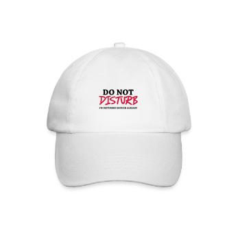 Do not disturb - Casquette classique - blanc/blanc - Devant