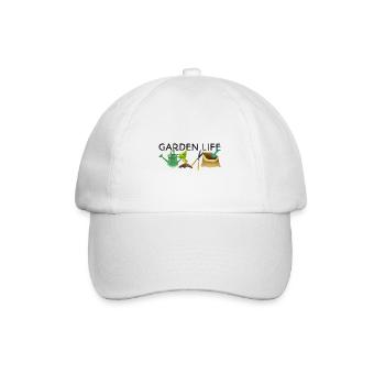 Garden Life Gardener Horticulturist Gardening Land - Baseballkappe - Weiß/Weiß - Vorne