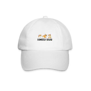 Hamster Squad Animal Lover Pet Owner Rodents Hamst - Baseballkappe - Weiß/Weiß - Vorne