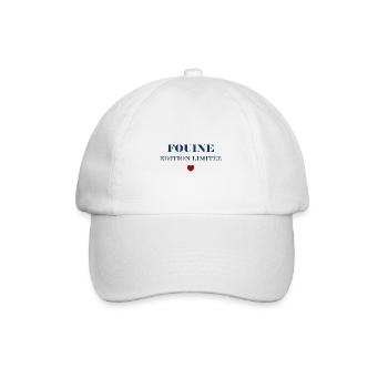 fouine - Casquette classique - blanc/blanc - Devant