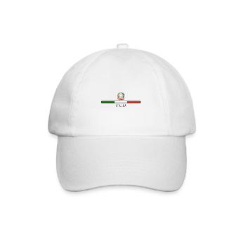 Italia Italian Italian Italy - Baseball Cap - white/white - Front