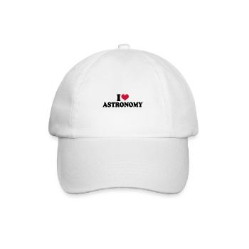 I Love Astronomy Solar System and Space - Baseball Cap - white/white - Front