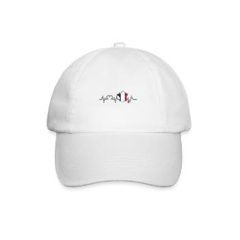 Français Français France - Casquette classique - blanc/blanc - Devant