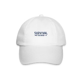 Überlebenstraining Survival Überlebenskünstler - Casquette classique - blanc/blanc - Devant
