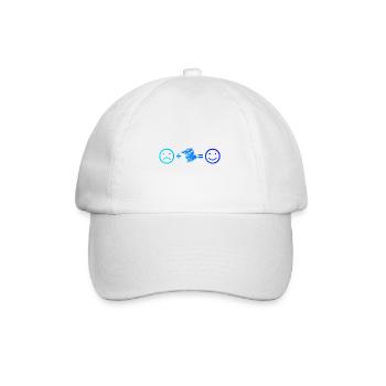 MTB Mountain Bike Cycling Cycling Men - Baseball Cap - white/white - Front